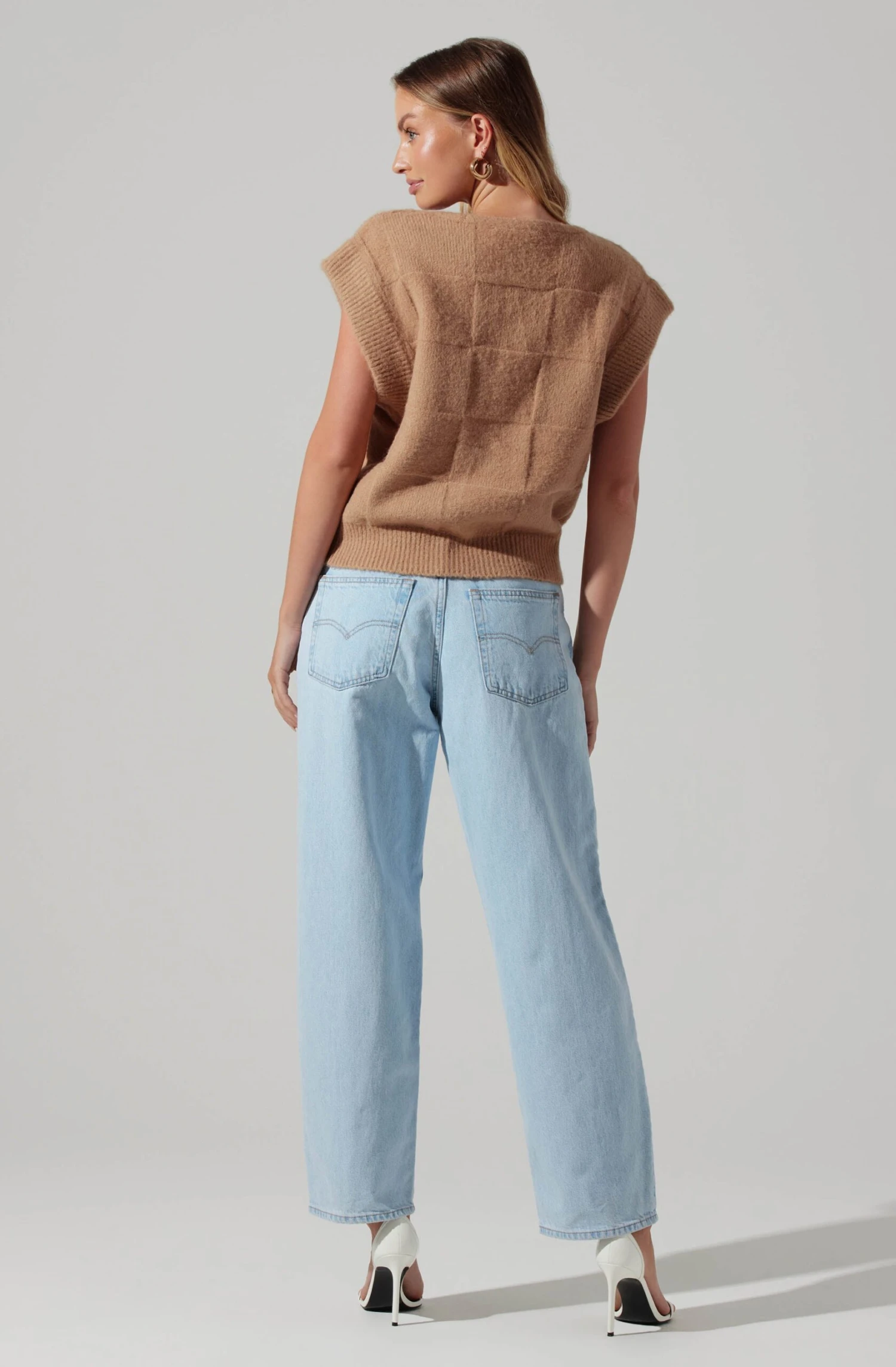 Checkered Sweater Vest 5 Checkered Sweater Vest - Image 5