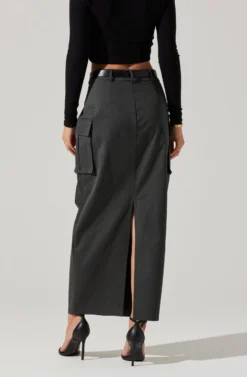 High Rise Cargo Maxi Skirt 16 High Rise Cargo Maxi Skirt -Larana Style Shop AS9163 CHARCOAL 6 42ca2520 cdd5 4e0d ab02 fa3d176bef8a scaled