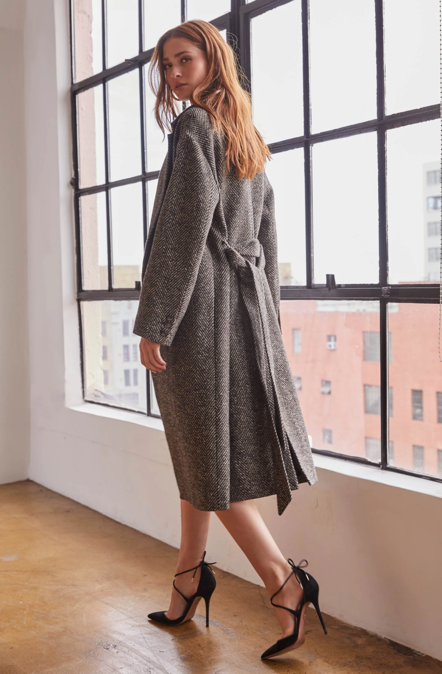 Rhodes Herringbone Tie Waist Coat 6 Rhodes Herringbone Tie Waist Coat - Image 6