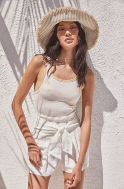 Marika Tie Waist Shorts -Larana Style Shop ASTR SPR21 PT2 6271