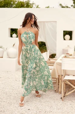 Sivana Halter Neck Floral Maxi Dress 9 Sivana Halter Neck Floral Maxi Dress -Larana Style Shop ASTR 06072023 SUMMERTRAVELII 4538 scaled