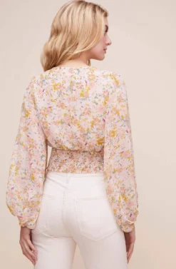 Volume Sleeve Floral Top -Larana Style Shop AT15522 BLUSH TAUPE FLORAL 7 945x 799086fc 0805 484c 9e39 408eaa57b0f5