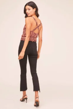 Cross Back Top -Larana Style Shop AT15556B MAUVE ZEBRA PRINT 3