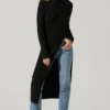 Hi Slit Turtleneck Sweater