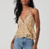 Floral Two Tiered Strappy Cami