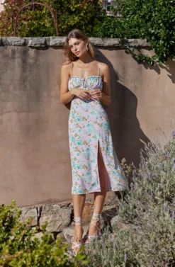 Avalee Floral Cutout Midi Dress -Larana Style Shop LeniAliStudios ASTR GetawayGuide2022 03 22 ASTR 1794 scaled